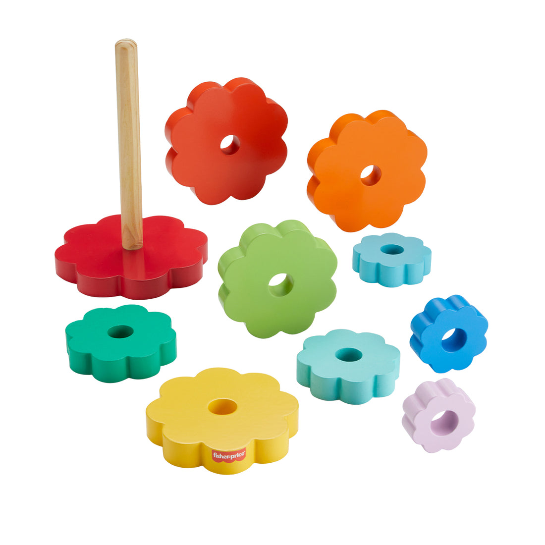 Fisher-Price Wooden Ring Stacker