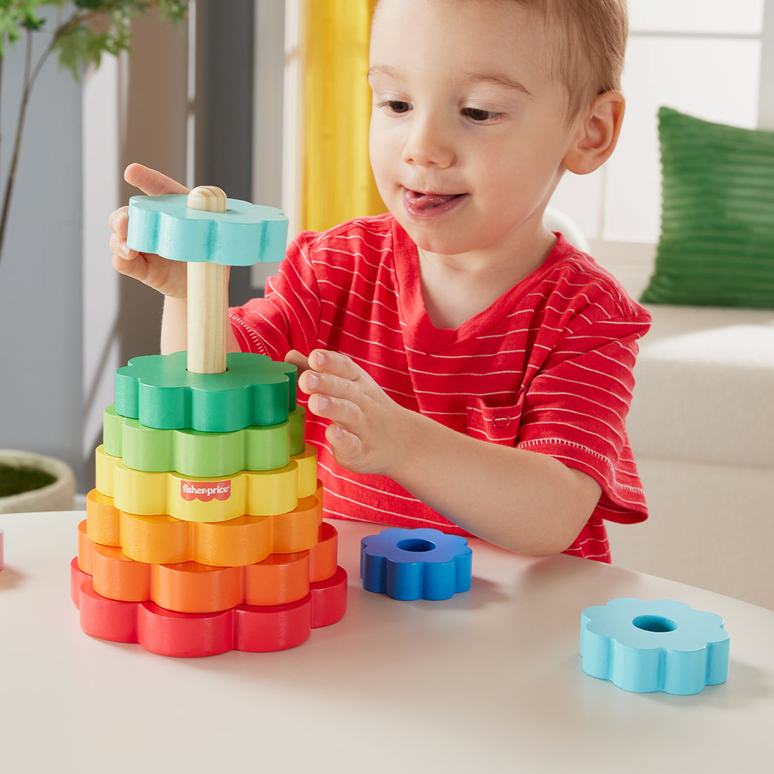 Fisher-Price Wooden Ring Stacker