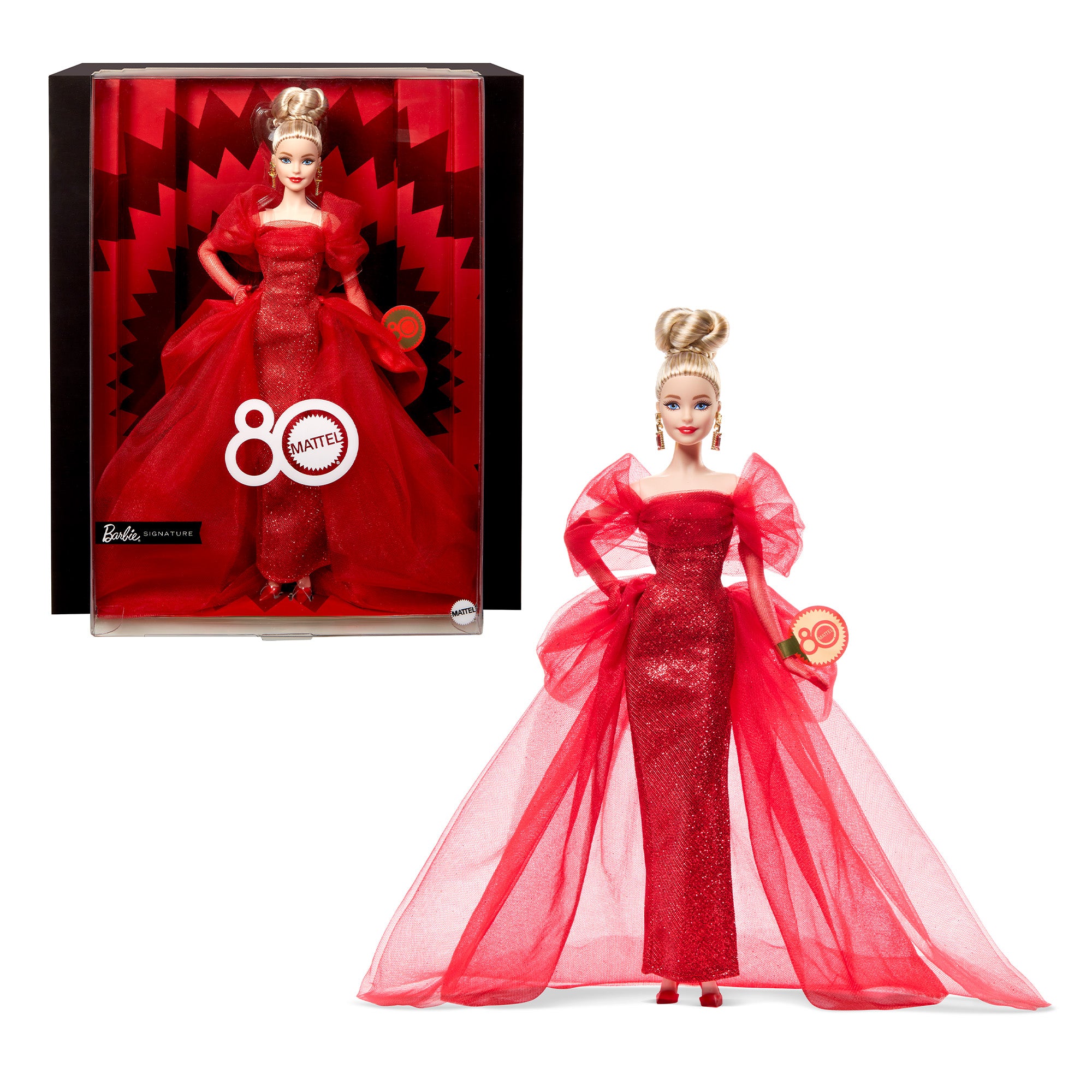 Barbie Signature Mattel 80th Anniversary Barbie Doll Blonde Shop barbie-signature-mattel-80th-anniversary-barbie-doll-blonde-shop