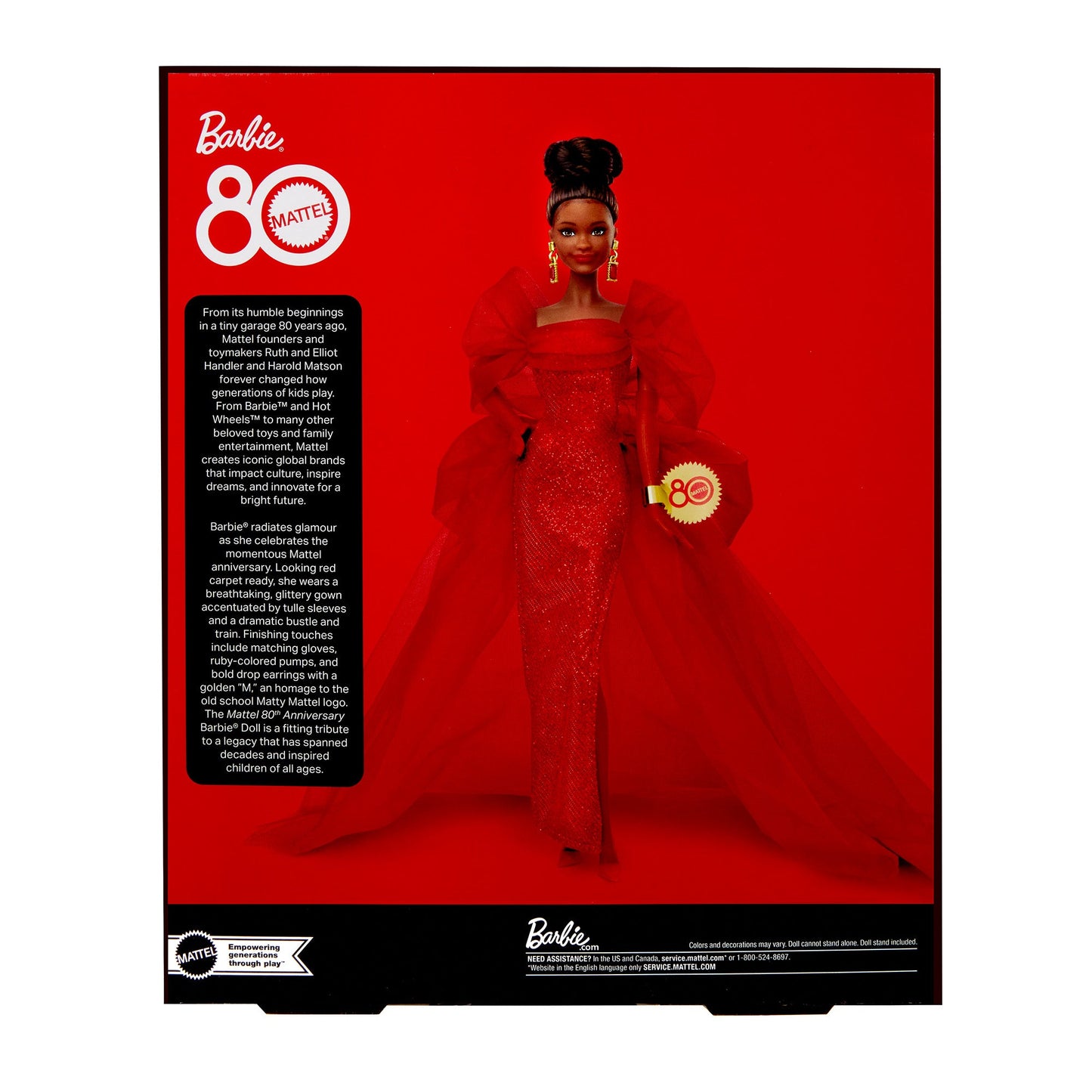 Barbie Signature Mattel 80th Anniversary Doll - Brunette