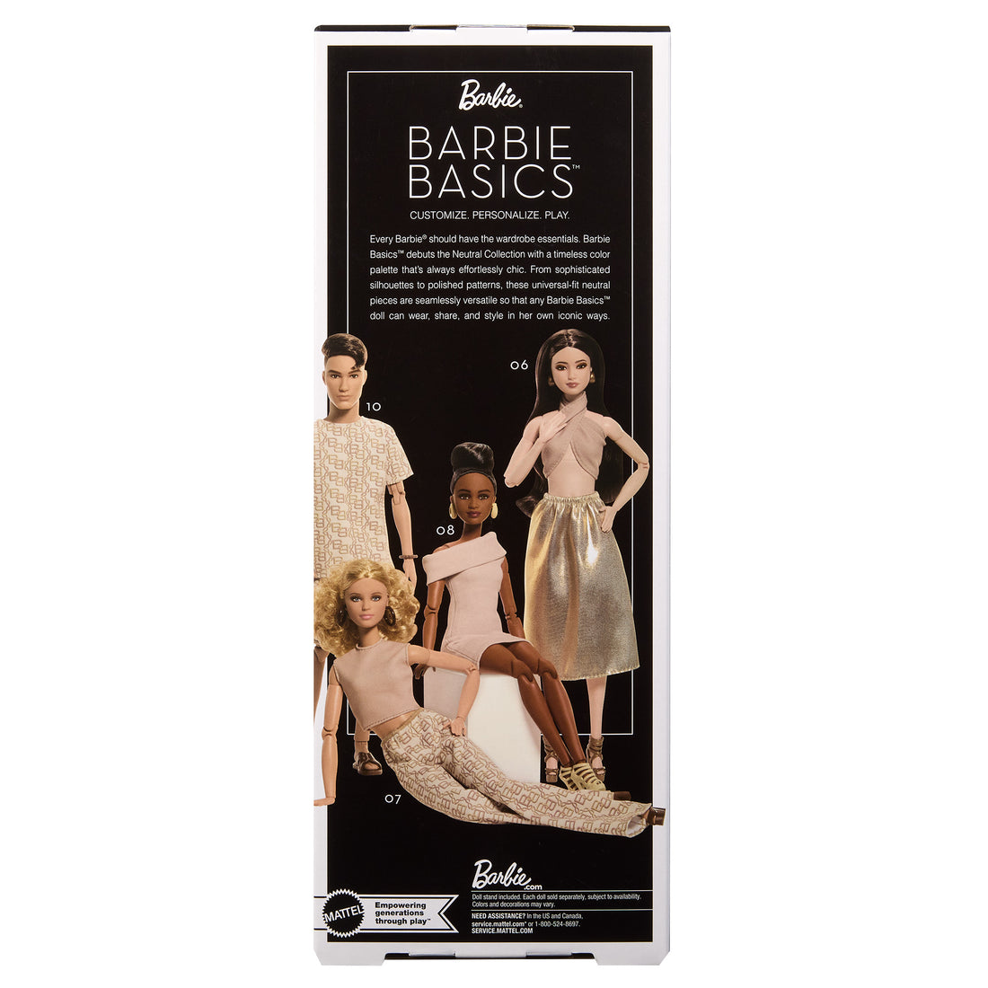 Barbie Basics 2026 Neutrals Series, Model 06