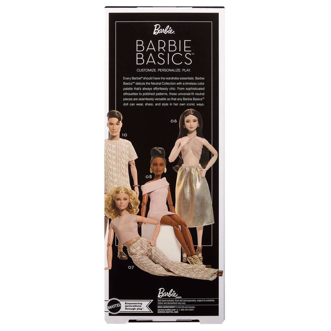 Barbie Basics 2026 Neutrals Series, Model 08