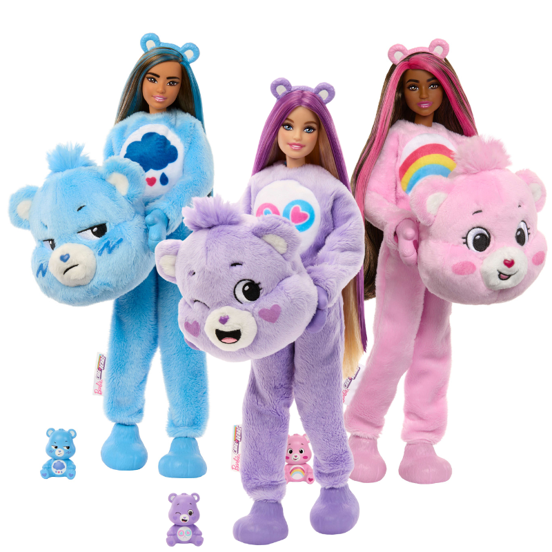 Bundle: Cutie Reveal Barbie x Care Bears 3 Pack