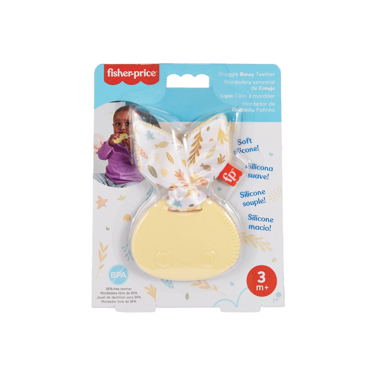 Fisher-Price Animal Themed Baby Teether Rattle & Clacker for Newborns - Assorted*