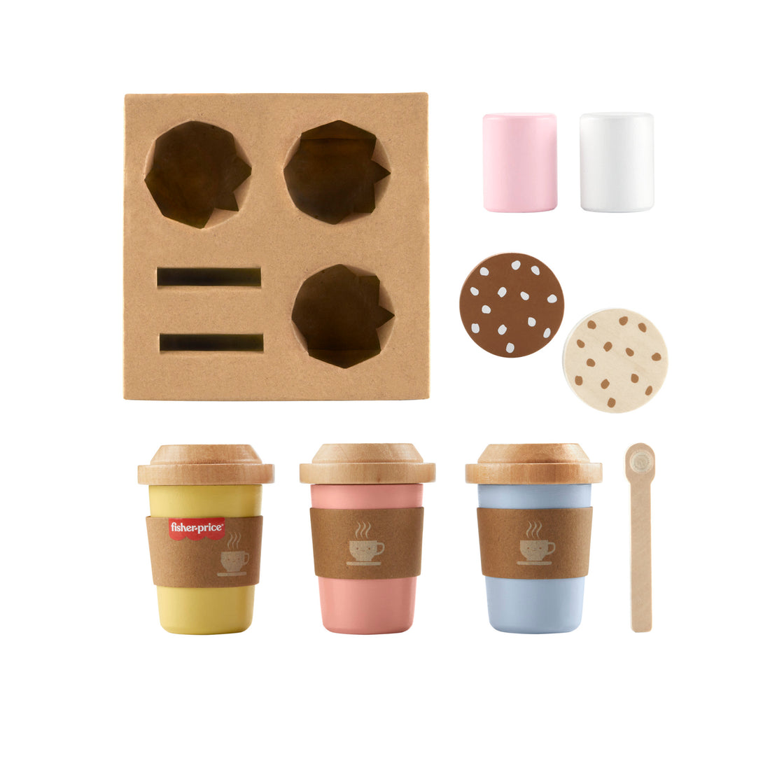 Fisher-Price Wooden Coffee To Go Set