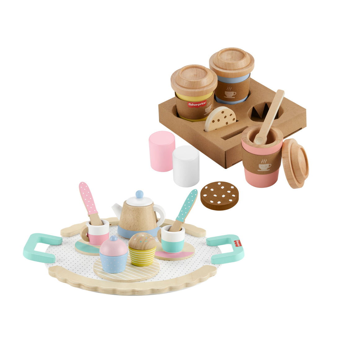 Bundle: Wooden Tea Set & Coffee To Go Set