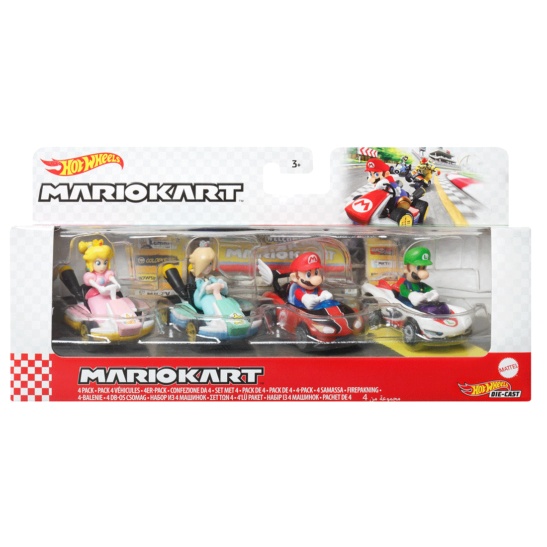 Hot Wheels Mario Kart 4 Pack - Assorted*