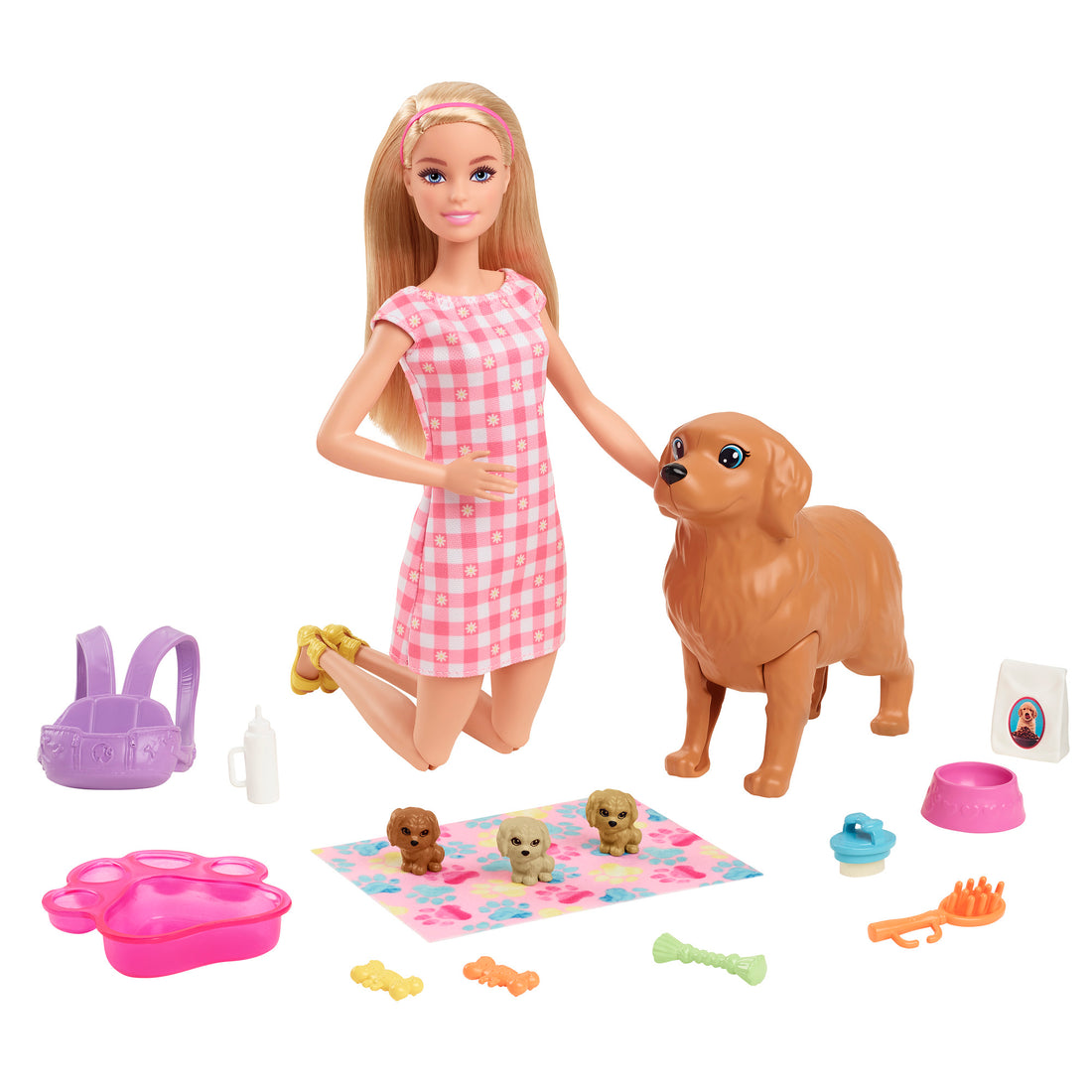 Barbie Doll and Pets