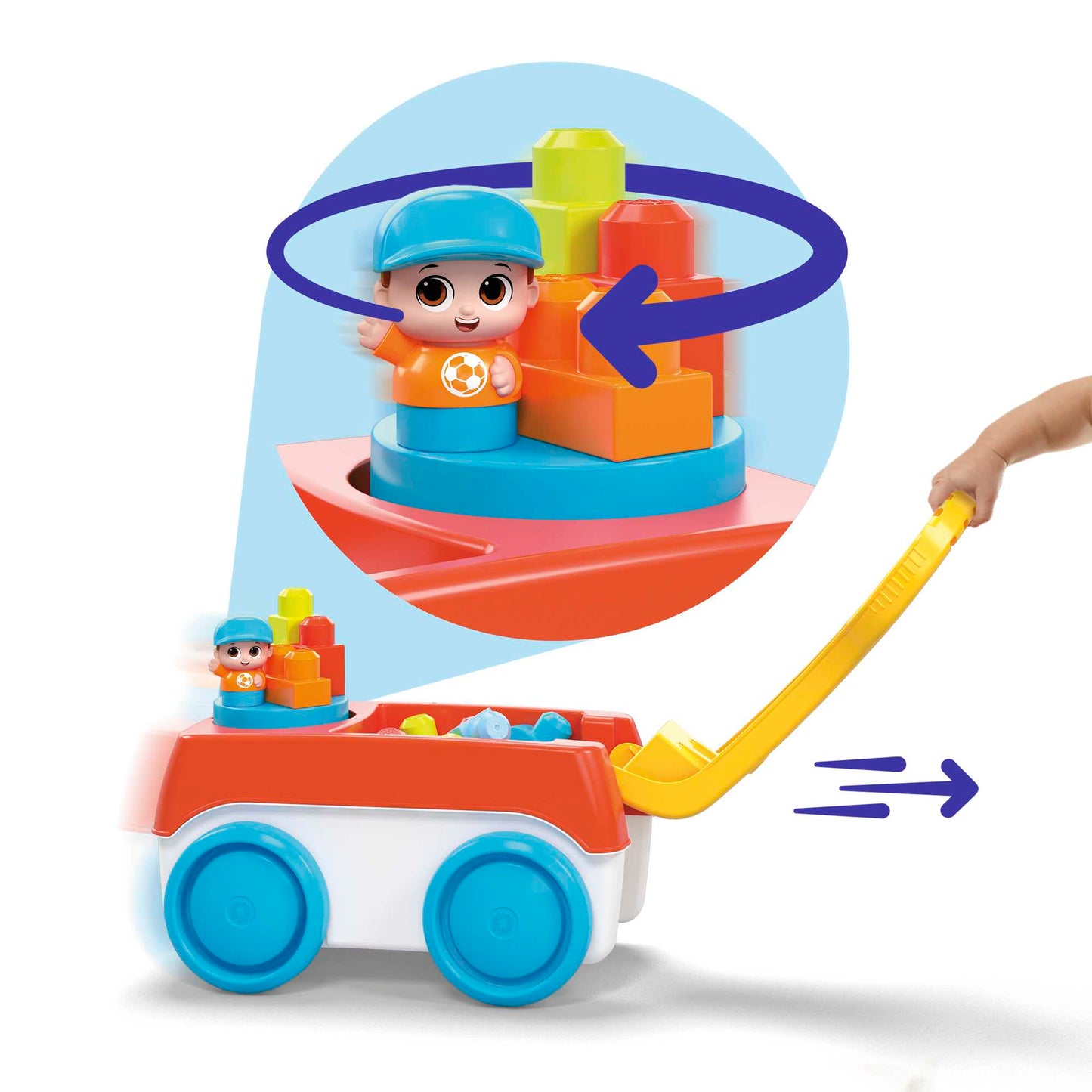 Mega Bloks Block Spinning Wagon
