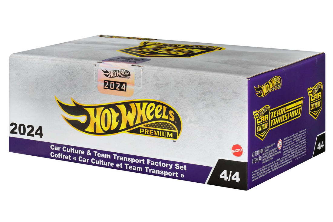 Hot Wheels Car Culture & Team Transport Factory Set of 18 Premium Toy Vehicles (Styles May Vary)