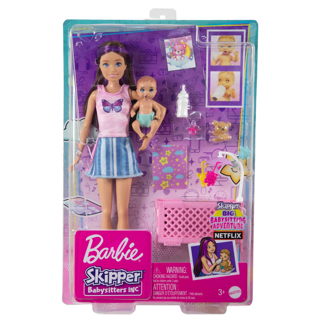 Barbie Skipper Babysitters Playset with Skipper Doll