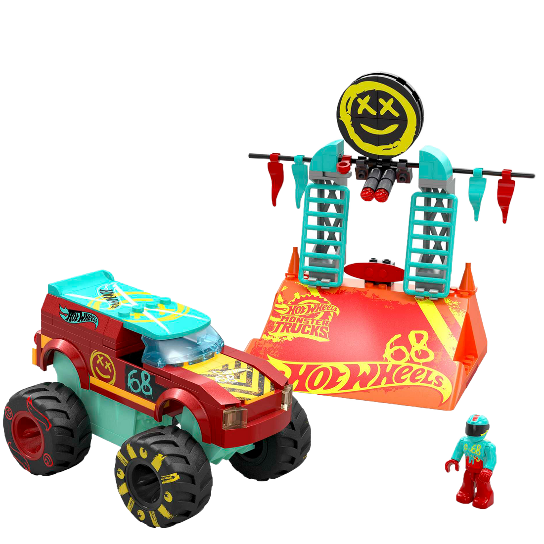 Mega Hot Wheels Smash 'N Crash Demo Derby Extreme Trick Course