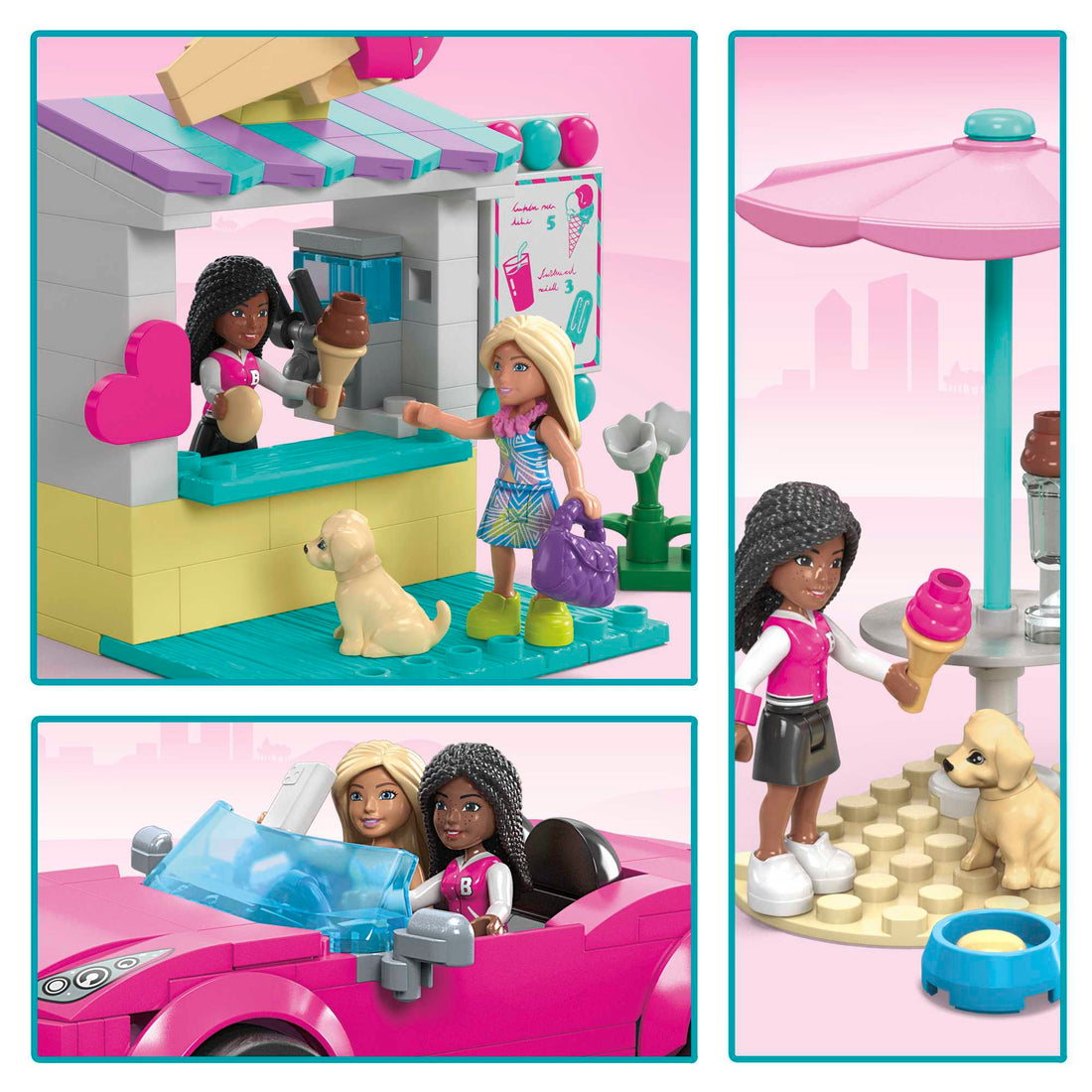 Mega Barbie Convertible & Ice Cream Stand