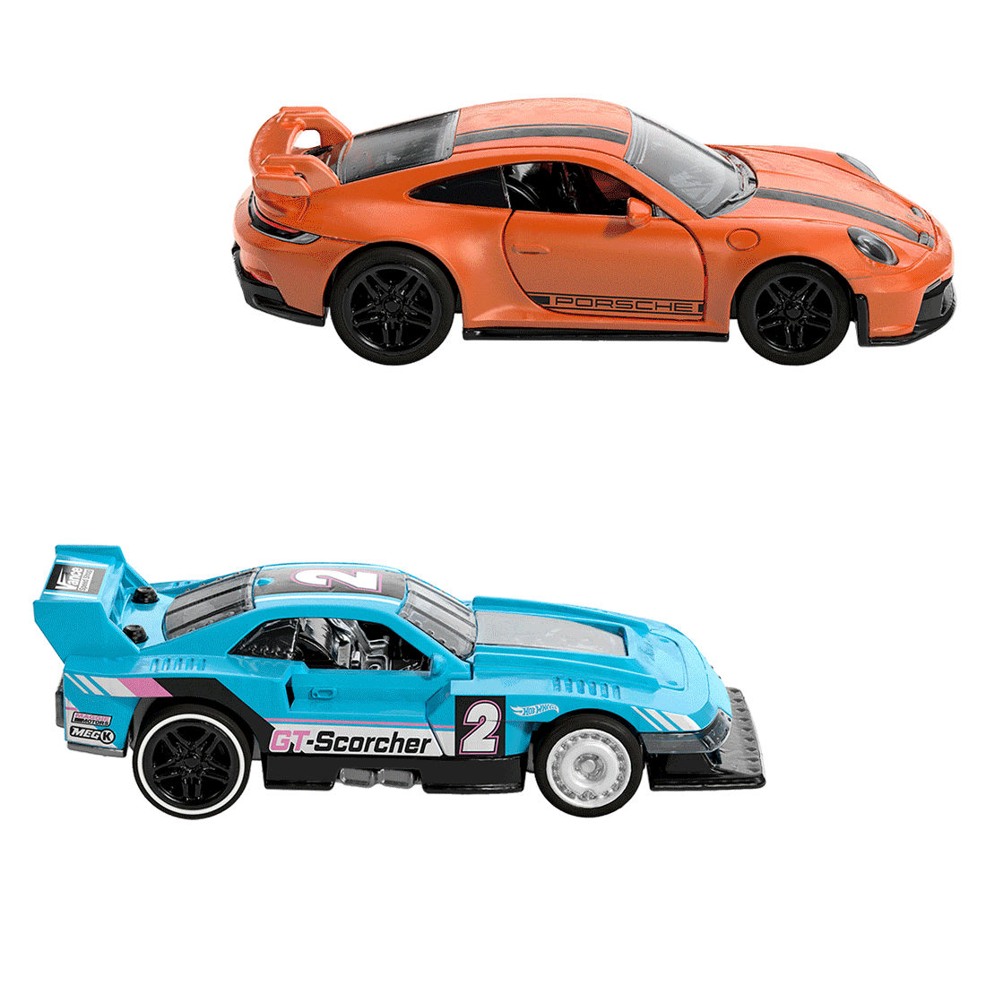 Hot Wheels Pull-Back Speeders 2-Pack, Assorted