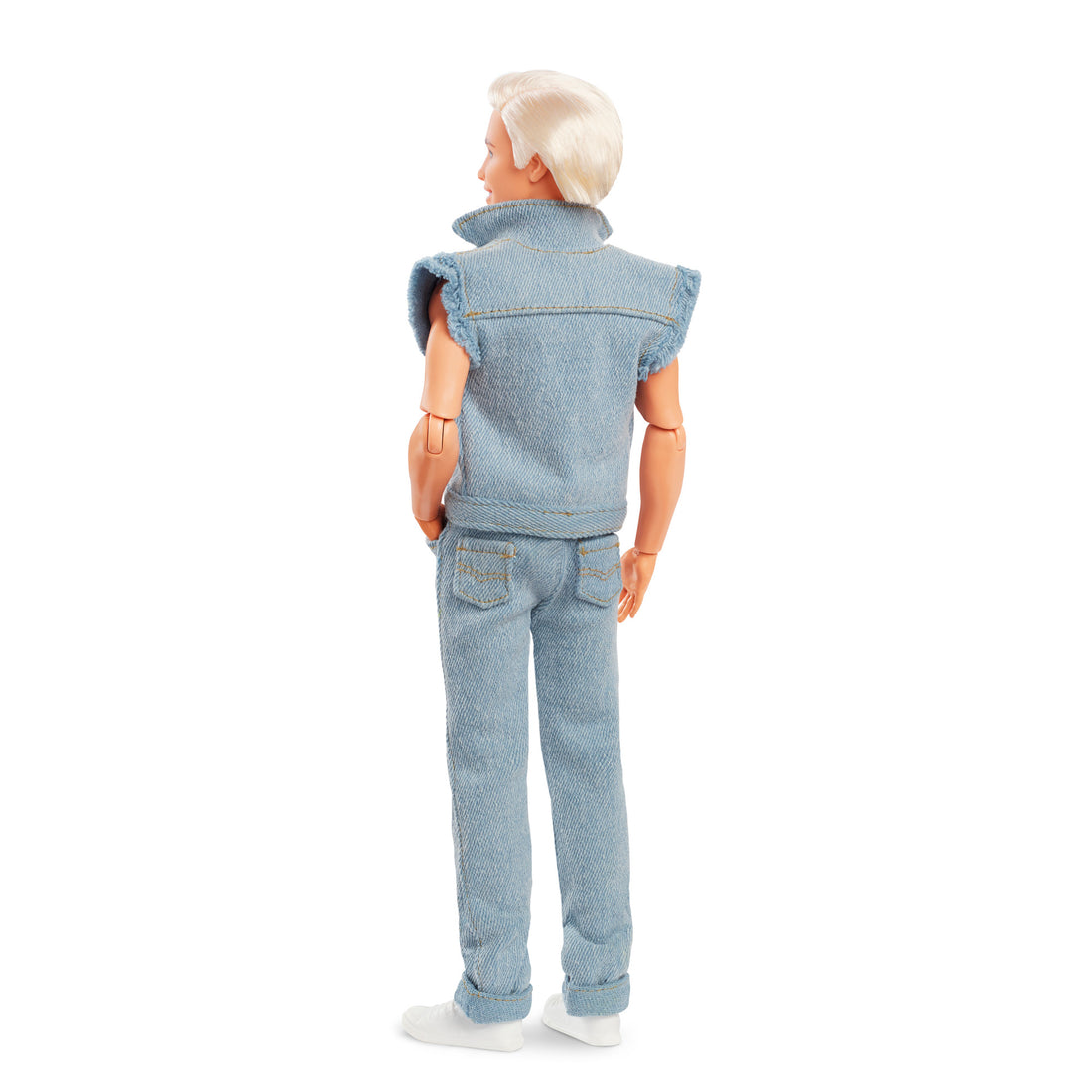 Barbie Movie Ken Doll Wearing Denim Matching Set