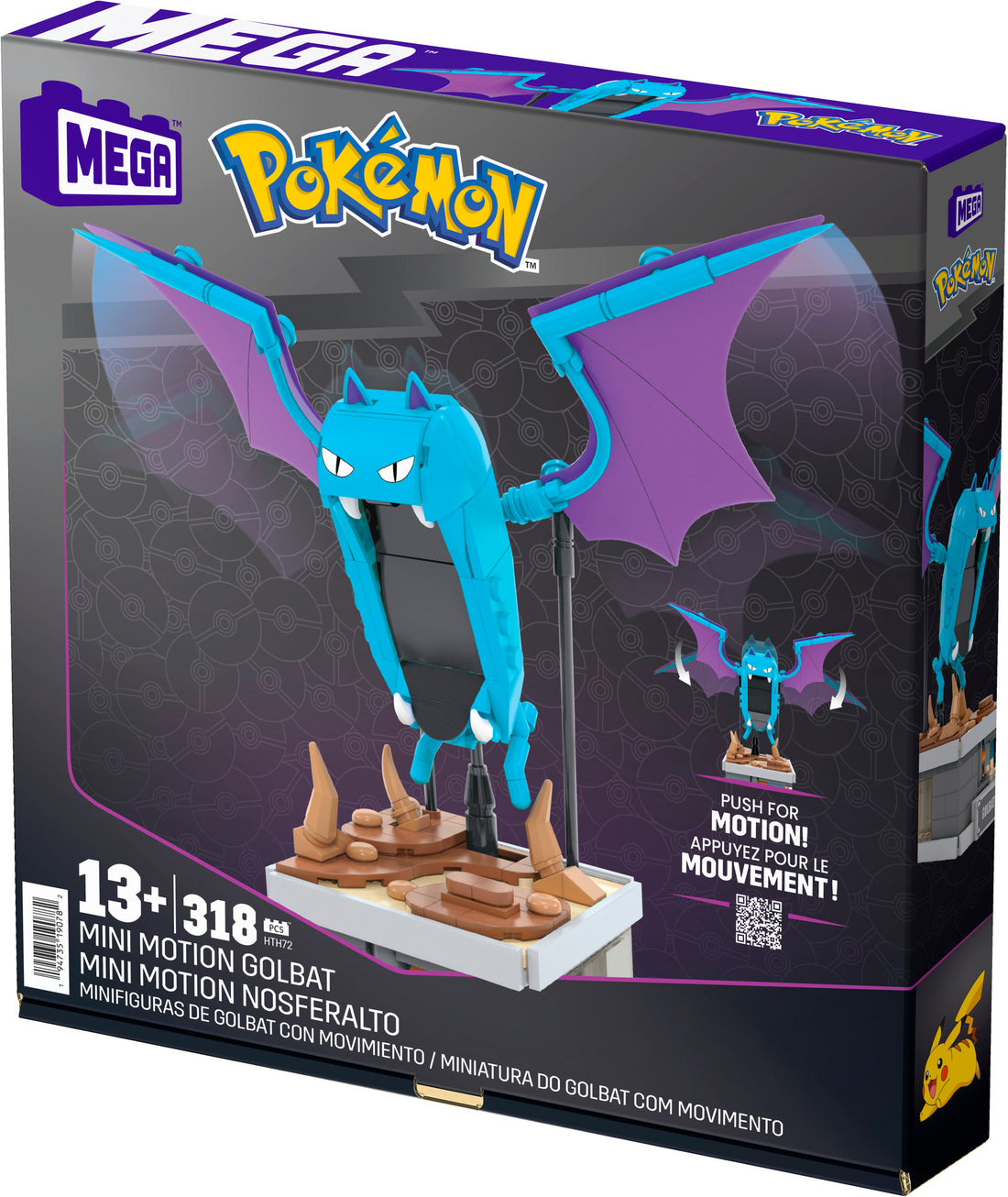 Mega Showcase Pokémon Mini Motion Golbat