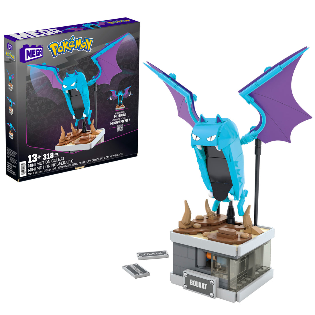 Mega Showcase Pokémon Mini Motion Golbat