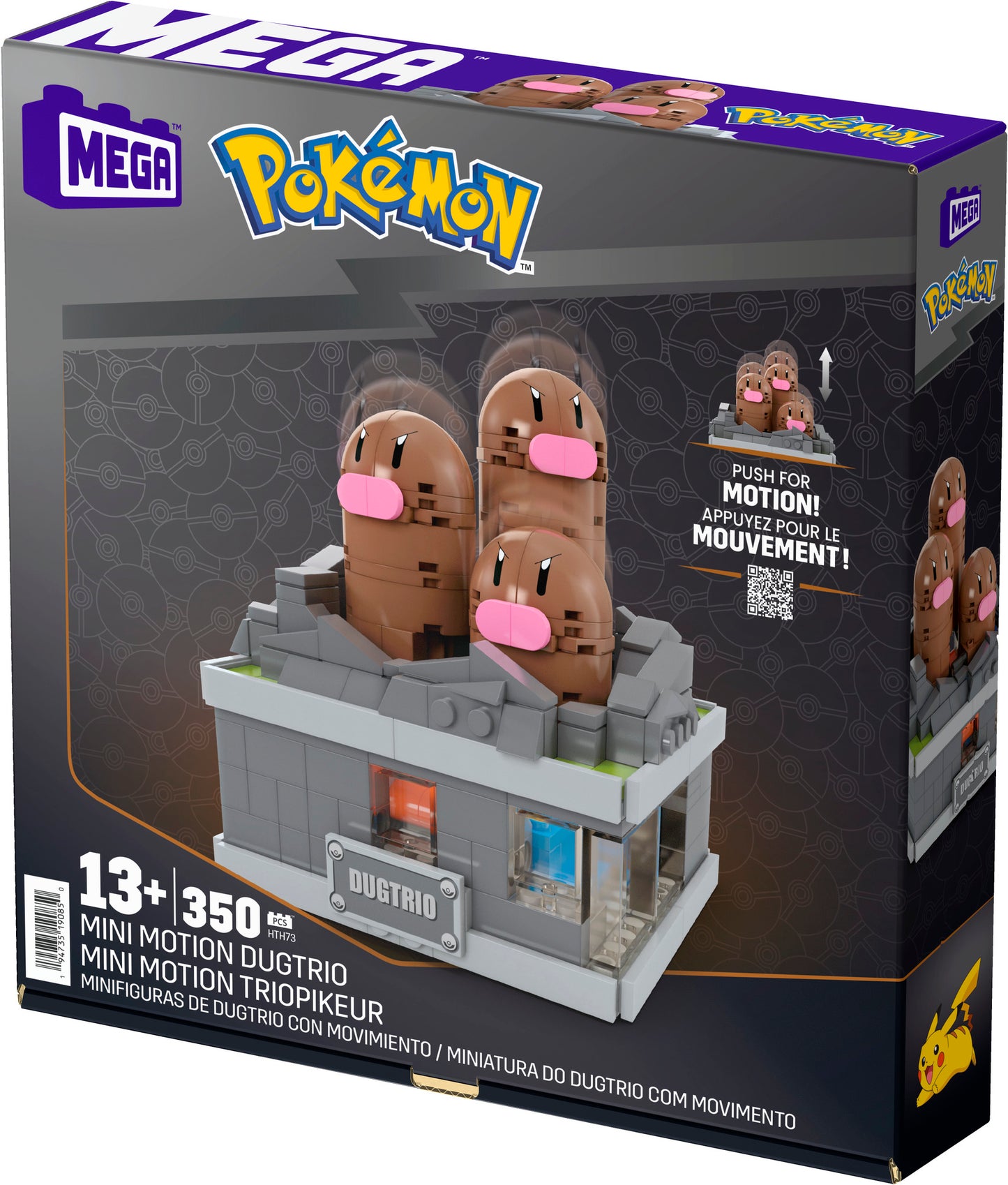Mega Showcase Pokémon Mini Motion Dugtrio