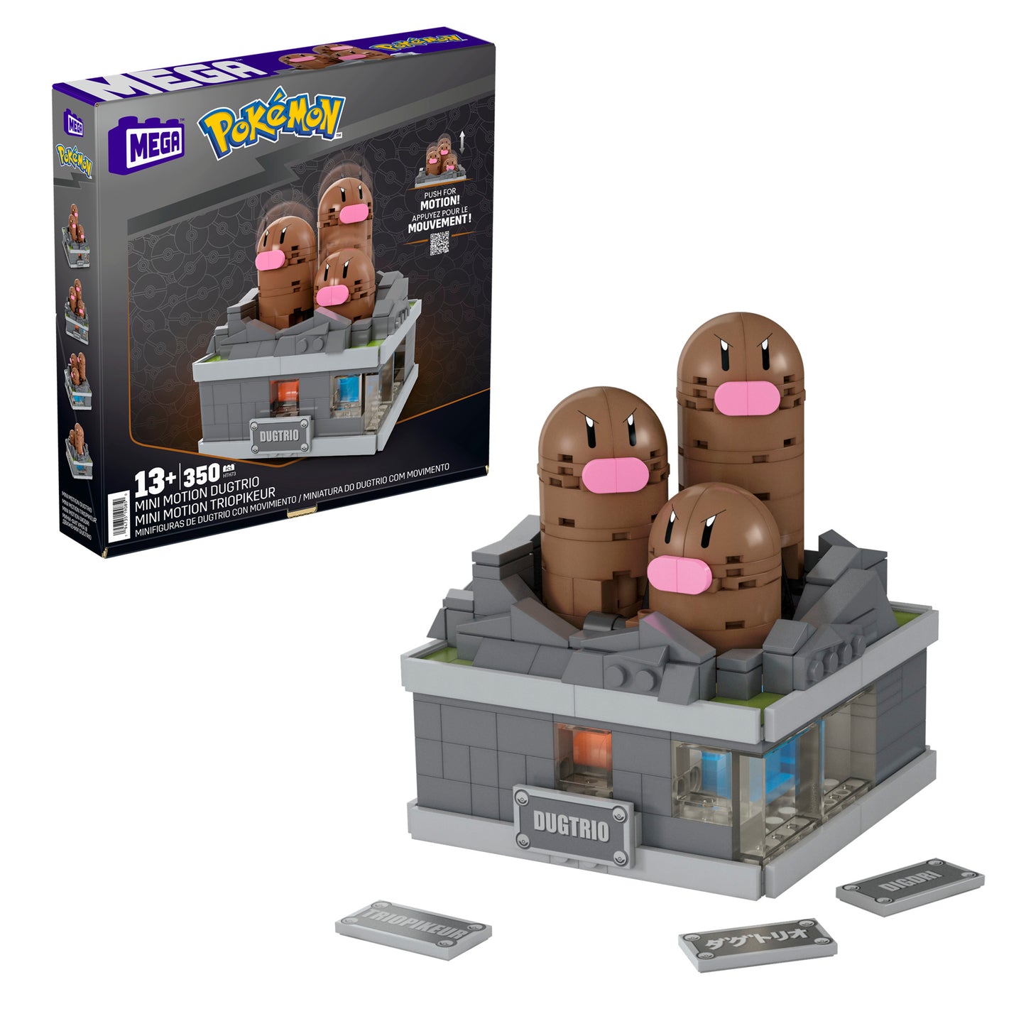 Mega Showcase Pokémon Mini Motion Dugtrio