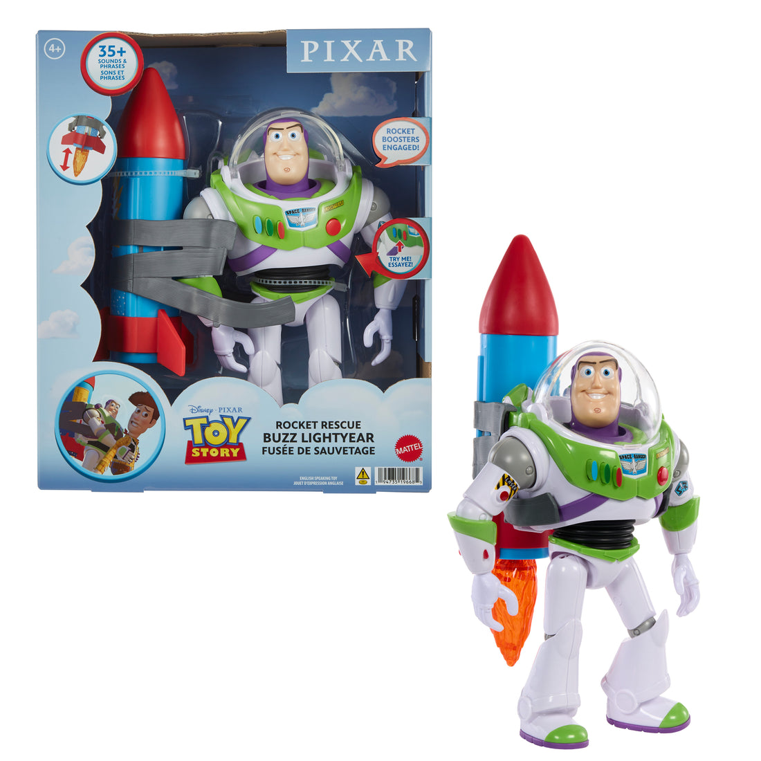 Disney and Pixar Toy Story Rocket Rescue Buzz Lightyear