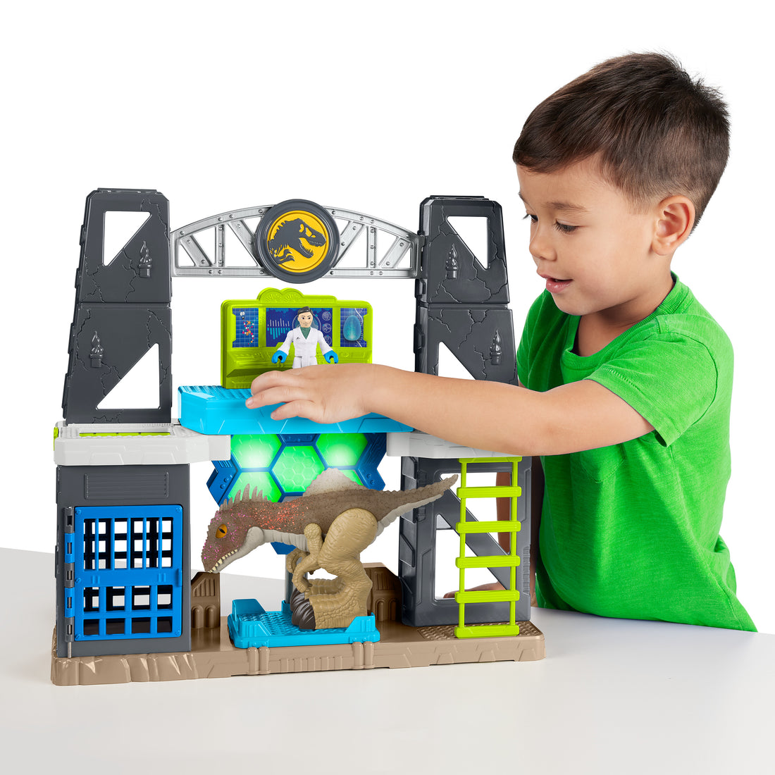 Imaginext Jurassic World Scan & Glow Dino Playset