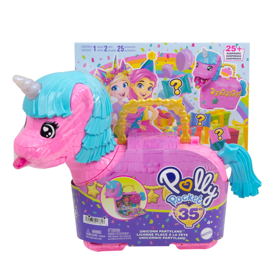 POLLY POCKET UNICORN PARTYLAND Playset