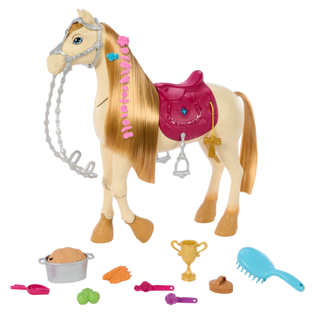 Bundle: Barbie Malibu Doll & Barbie Show Horse.