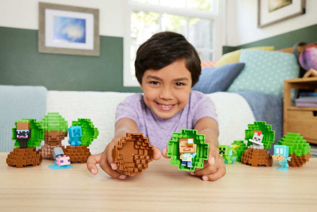Minecraft Mini Mode Spawn Egg with Surprise Mini Figure