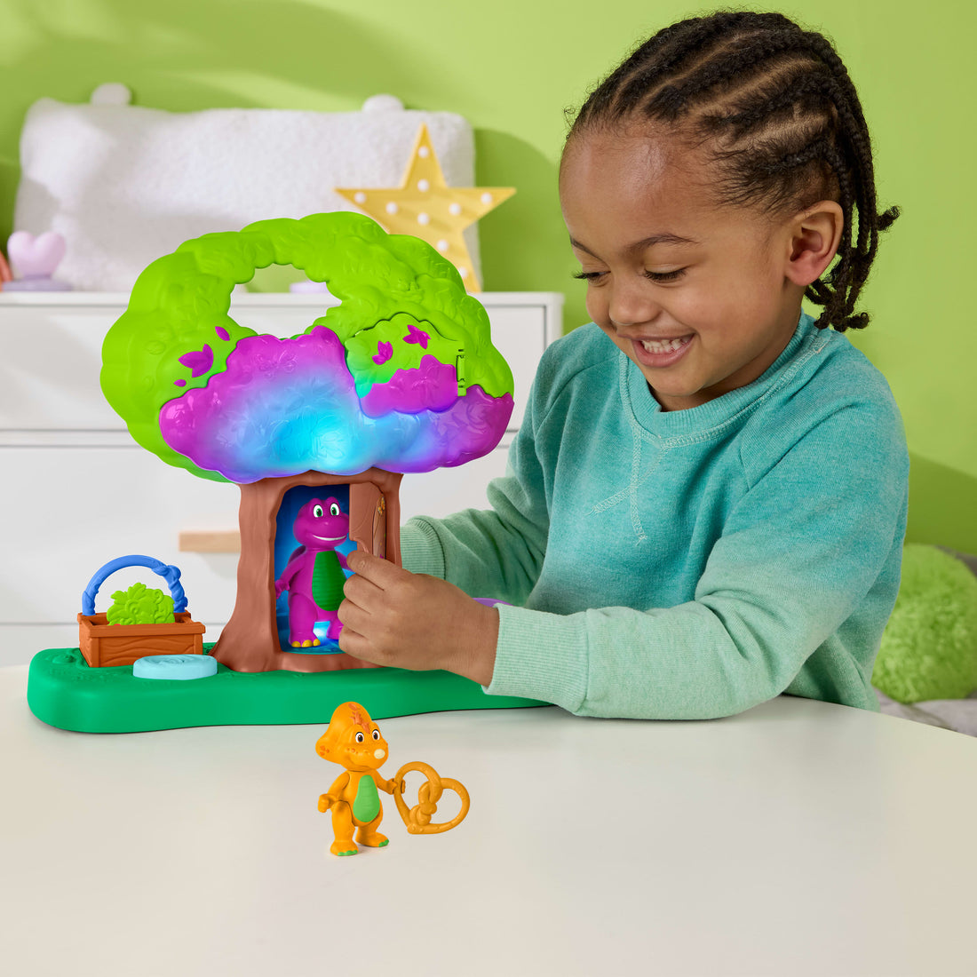 Barney's World Lights & Sounds Treehouse Playset