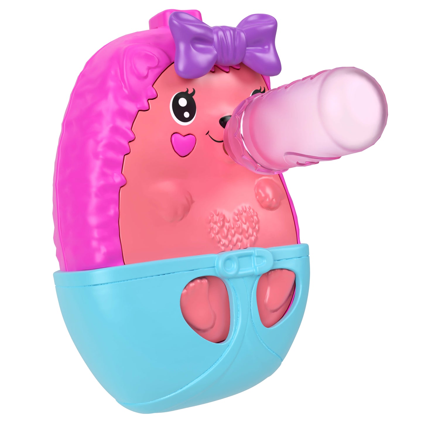 Polly Pocket Hedgehog Mom & Baby Purse Playset