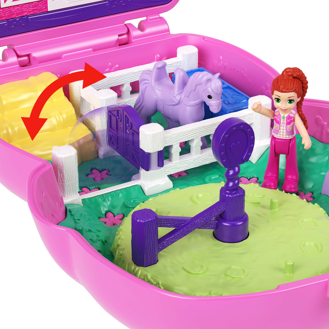 Polly Pocket Pony Rodeo Compact Playset