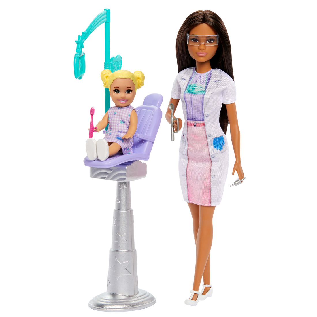 Barbie Dentist Doll with Brunette Fashion Doll