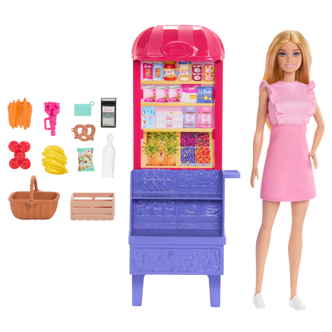 Barbie and Teresa Recipe for Friendship Malibu at the Market Doll & Playset