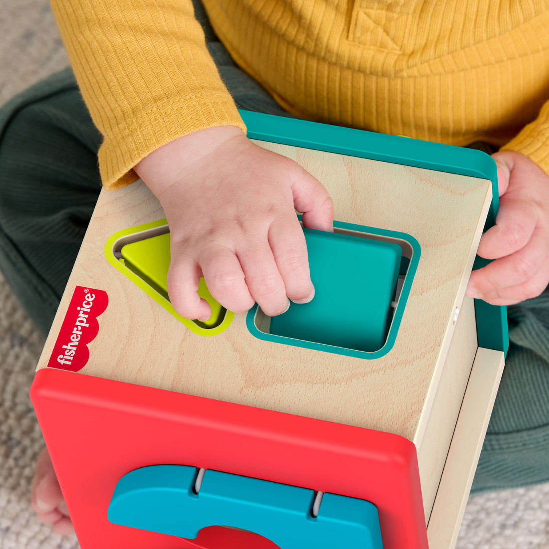 Fisher-Price Wooden Activity Cube