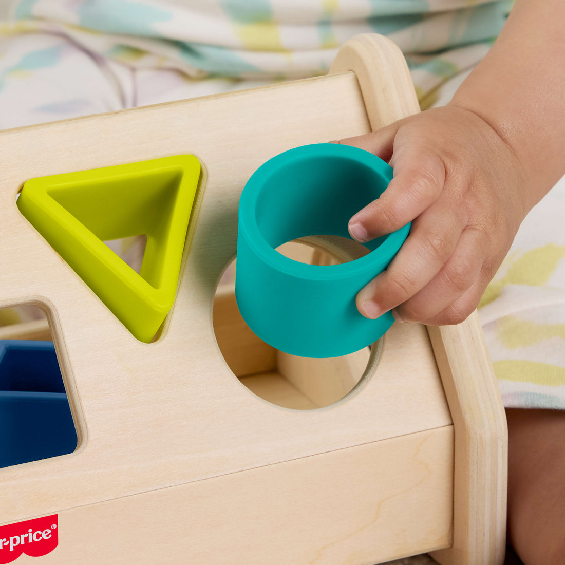 Fisher-Price Wooden Silicone Shape Sorter