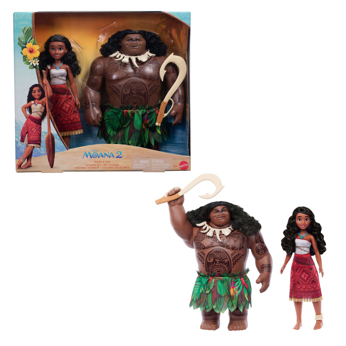 Disney Moana 2 Moana & Maui Voyager Fashion Doll Set