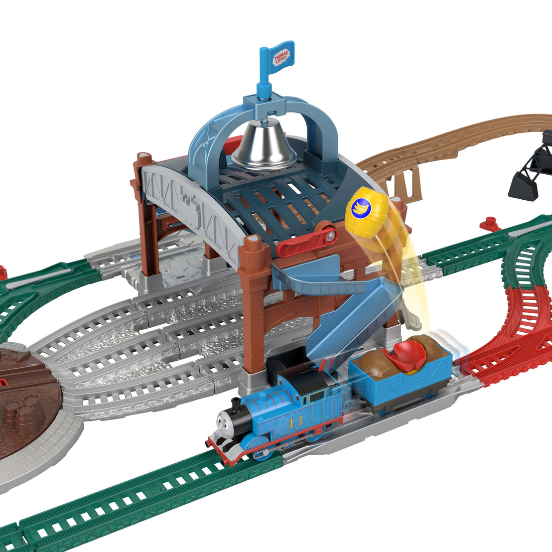 Bundle: Thomas & Friends Load & Launch Playset + Engine