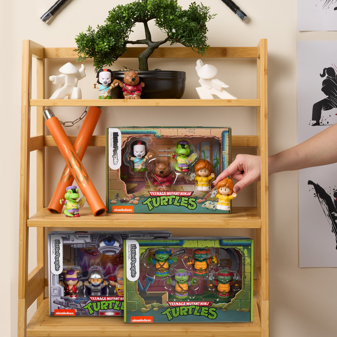 Little People Collector Teenage Mutant Ninja Turtles: Allies Special Edition Set