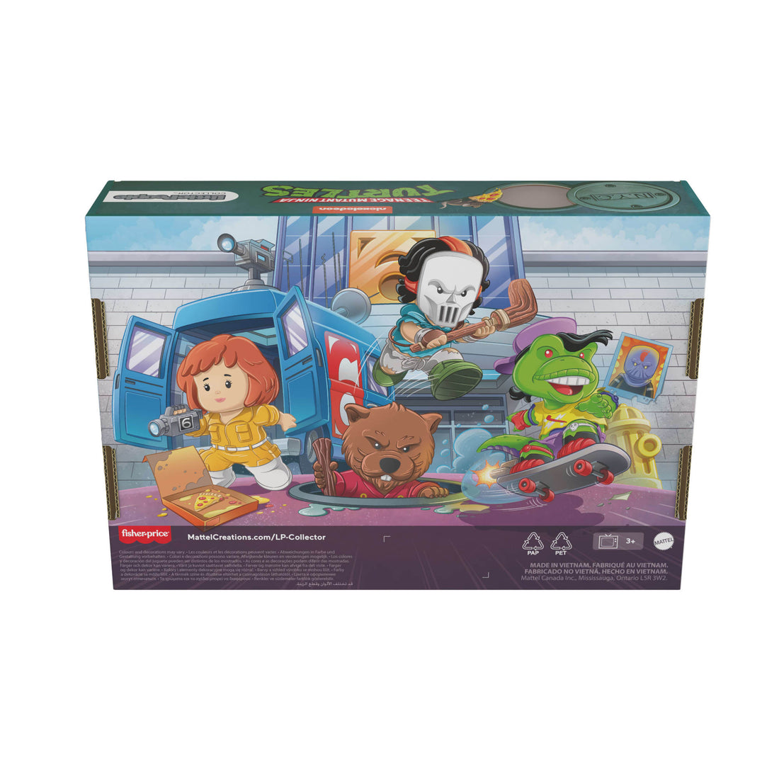 Little People Collector Teenage Mutant Ninja Turtles: Allies Special Edition Set