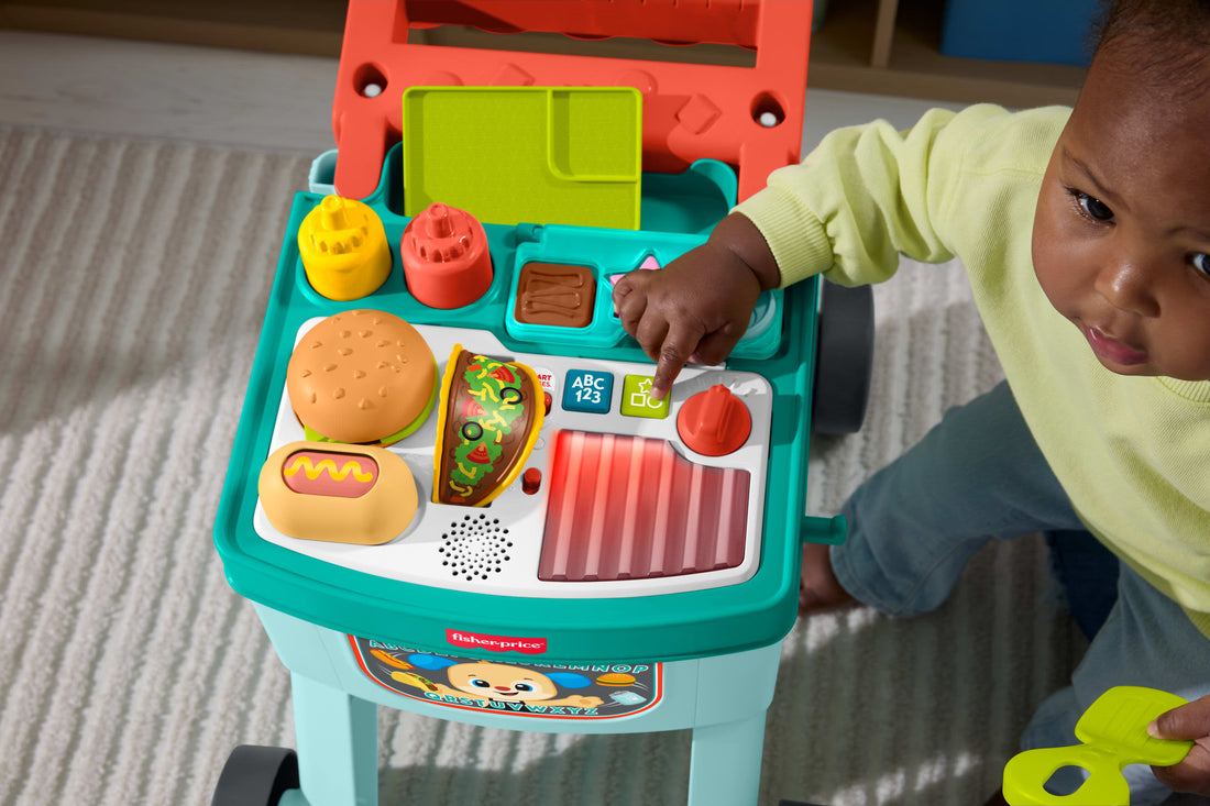 Fisher-Price Laugh & Learn 4-in-1 Snack Cart Walker