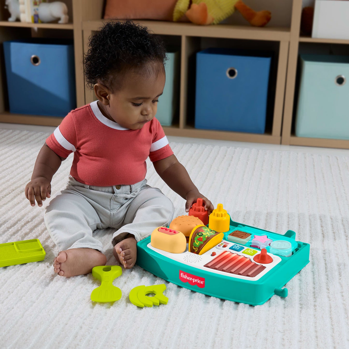 Fisher-Price Laugh & Learn 4-in-1 Snack Cart Walker