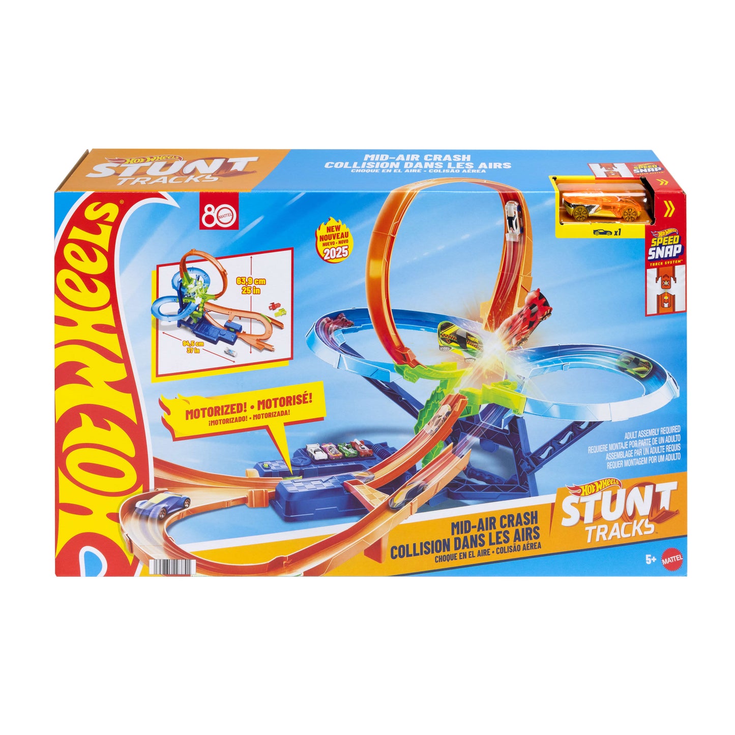 Hot Wheels Stunt Tracks Mid-Air Crash