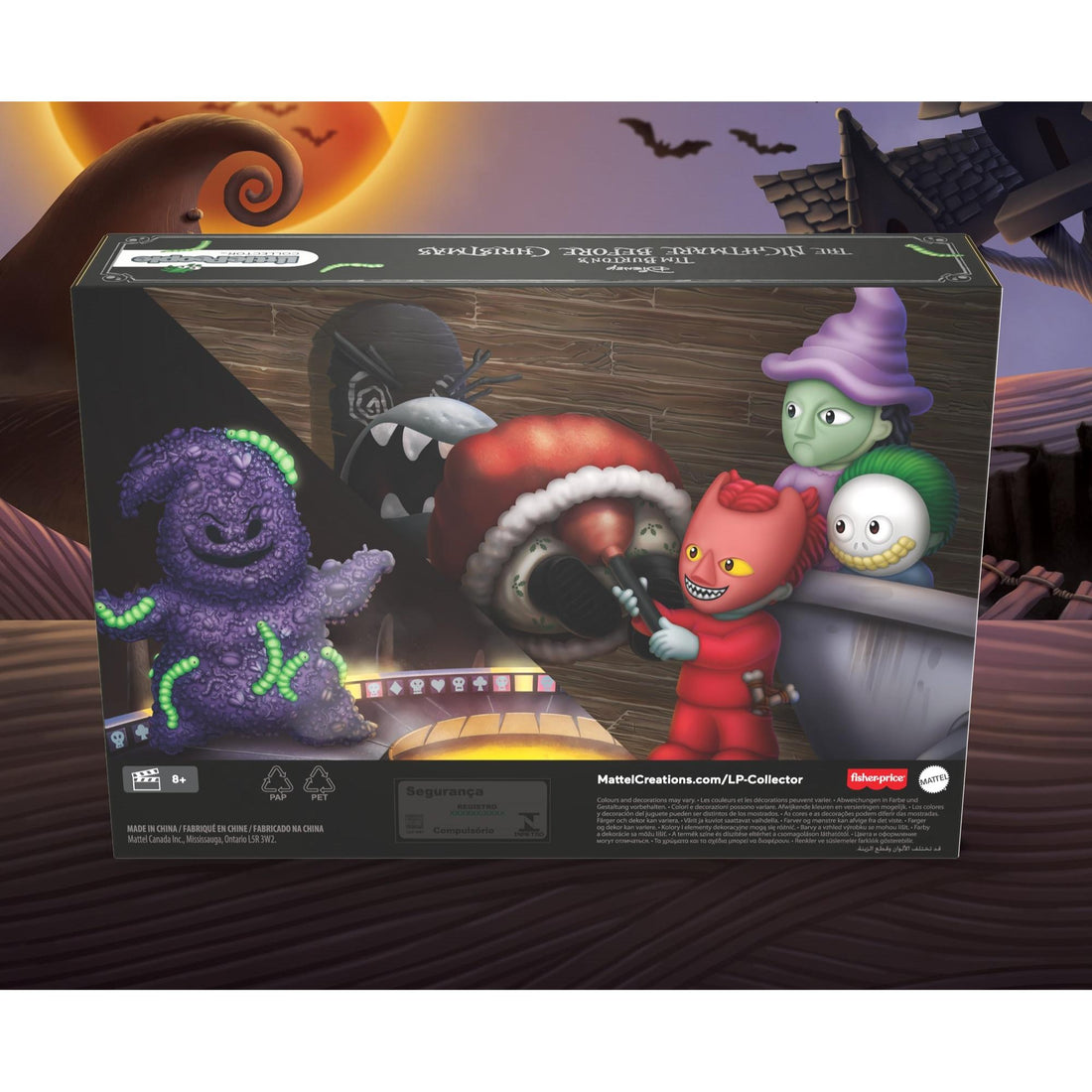 Little People Collector Disney Tim Burton’s The Nightmare Before Christmas Lock Shock & Barrel Set