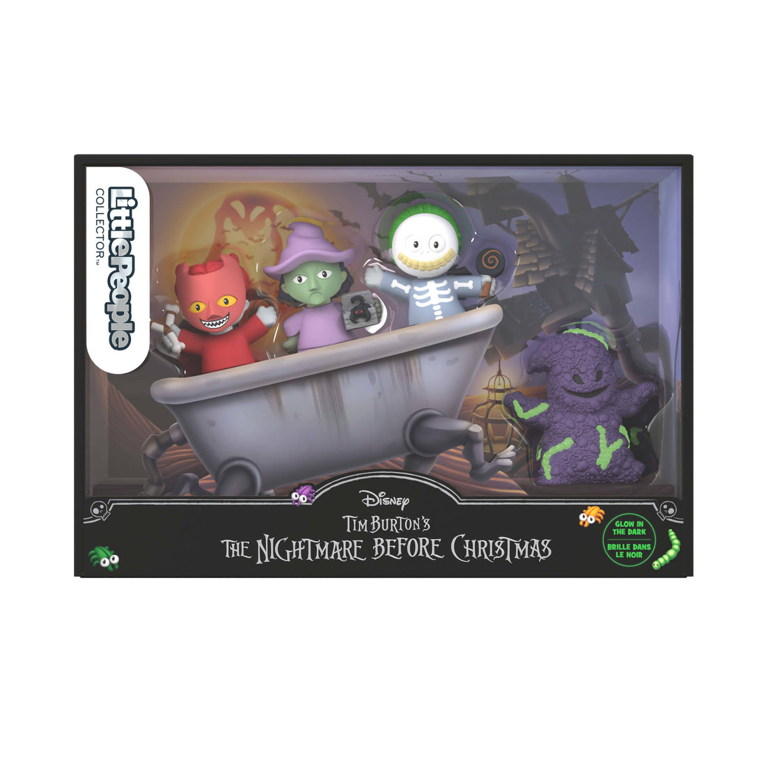 Little People Collector Disney Tim Burton’s The Nightmare Before Christmas Lock Shock & Barrel Set
