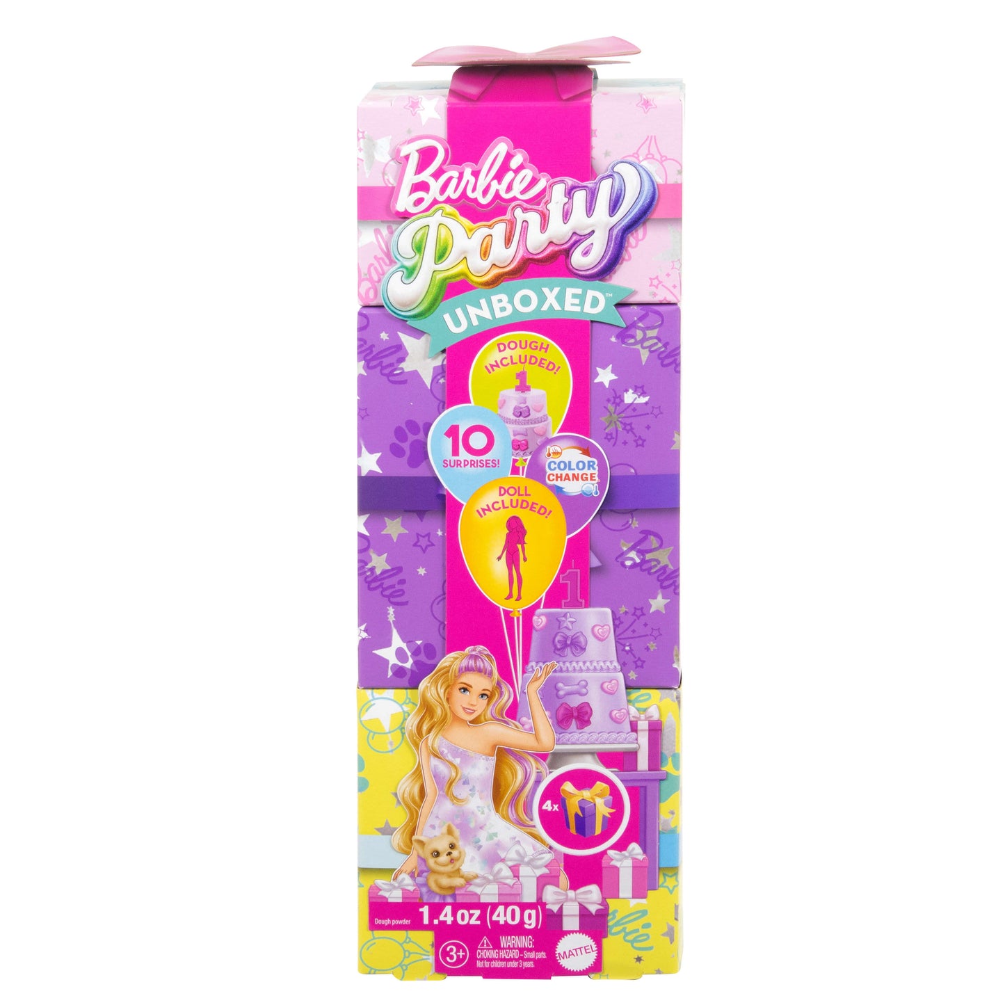 Barbie Party Unboxed Pet Birthday Series Doll & Accessories