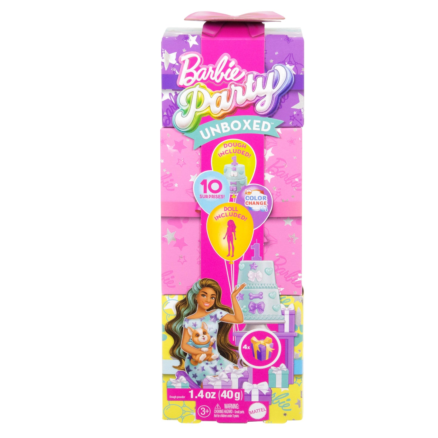 Barbie Party Unboxed Pet Birthday Series Doll & Accessories