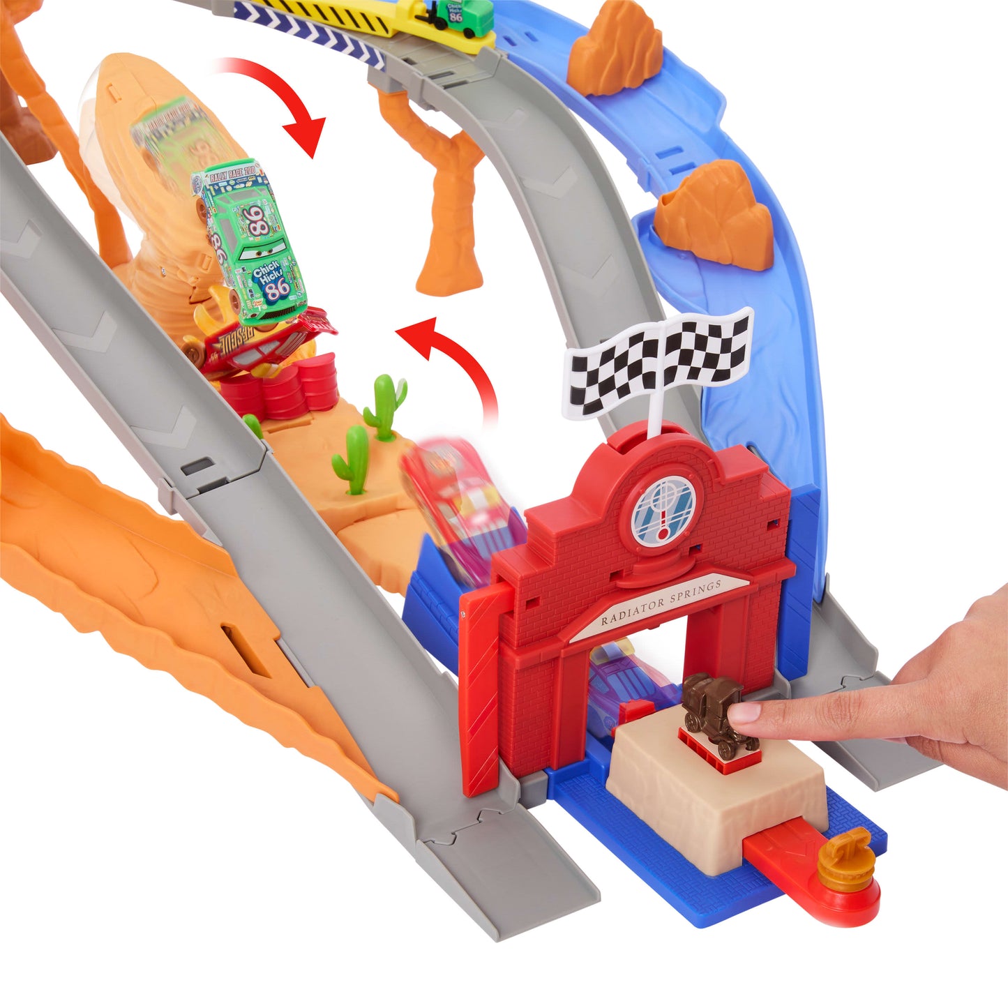 Disney and Pixar Cars Radiator Springs Race & Rescue Rescue Road Raceway Playset