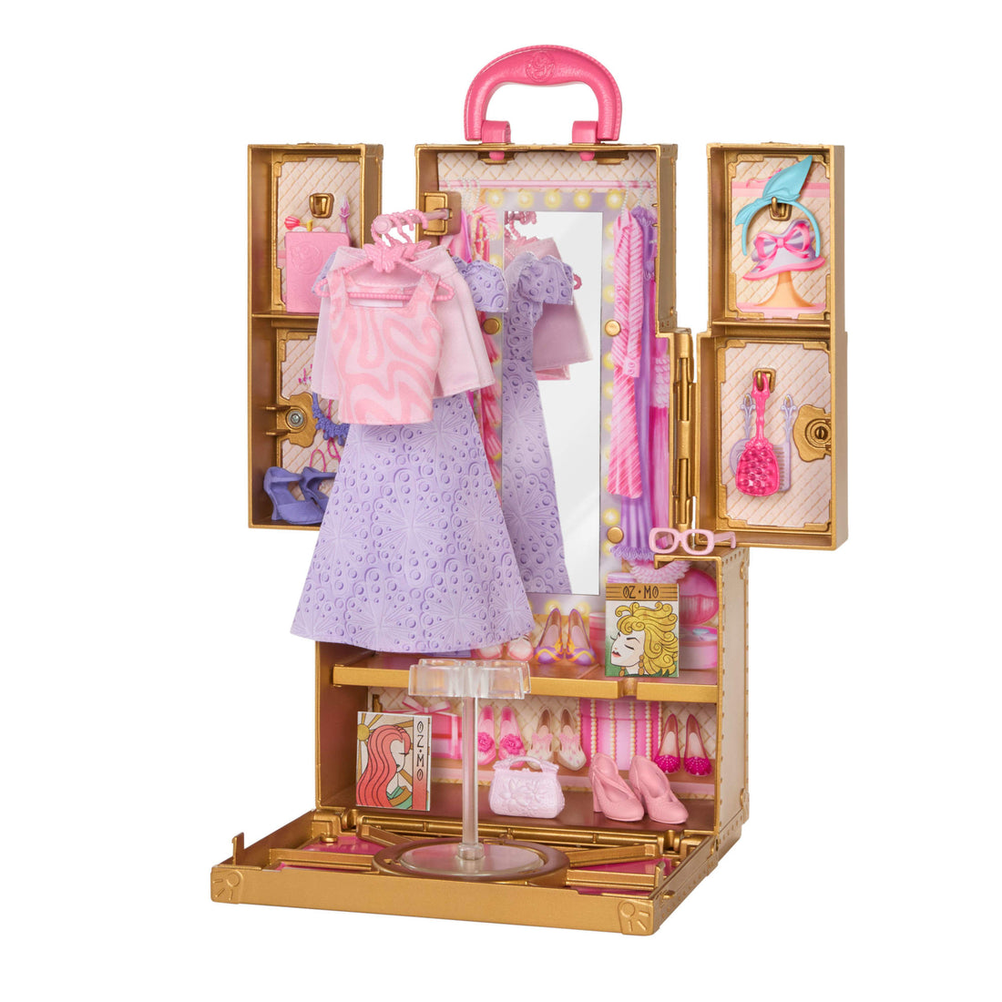 Bundle: Wicked's Glinda Fashion Doll & Glamorous Closet