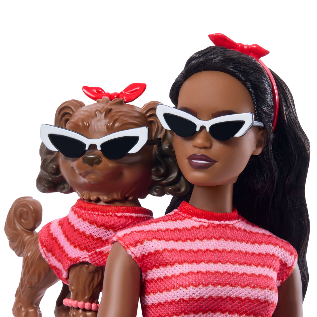 Barbie Twinning Looks Fashion Doll with Pet Dog