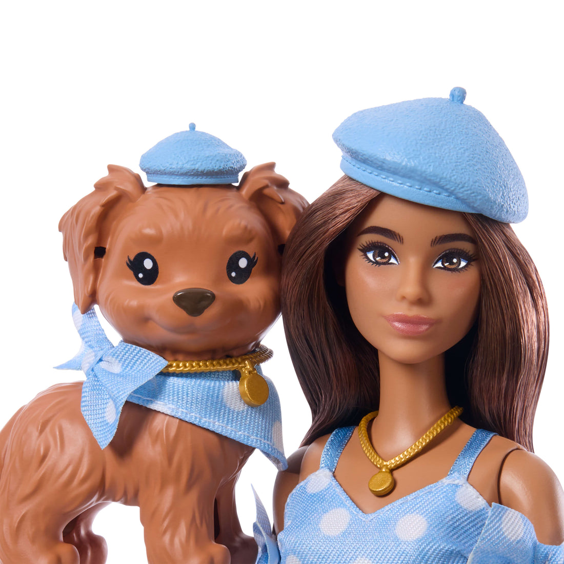 Barbie Twinning Looks Fashion Doll with Pet Dog